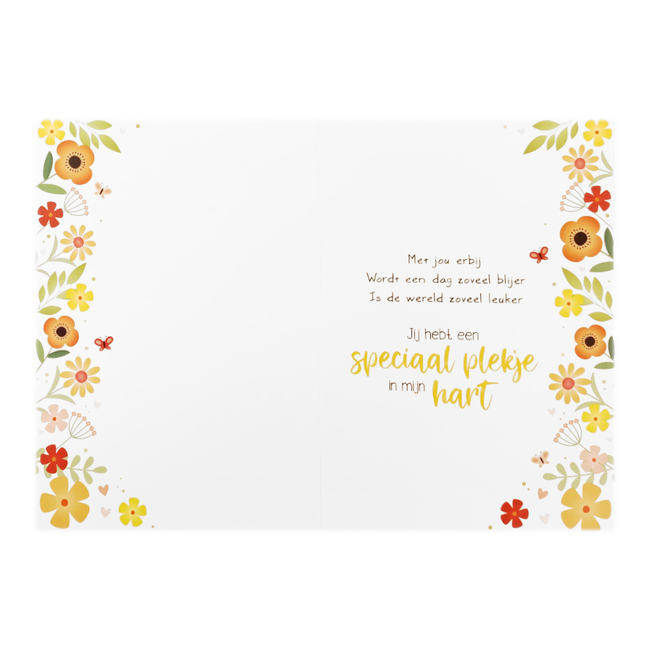 Artige Kaart - Intense - Jij hebt een speciaal plekje in mijn hart - TE017-B
