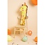 PartyXplosion Folieballon - Giraf 1 - 31x82cm - Zonder vulling