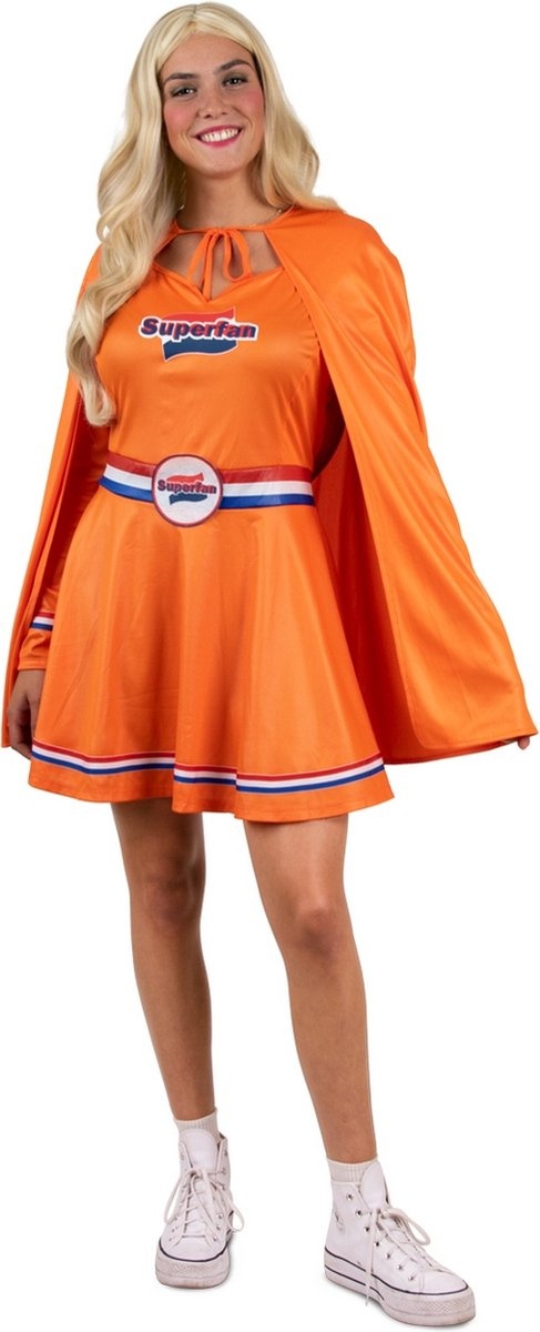 Kostuum - Oranje superfan - Dame - XL/XXL
