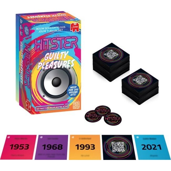 Jumbo Spel - Hitster - Guilty pleasures - 16+ - 2 tot 10 personen