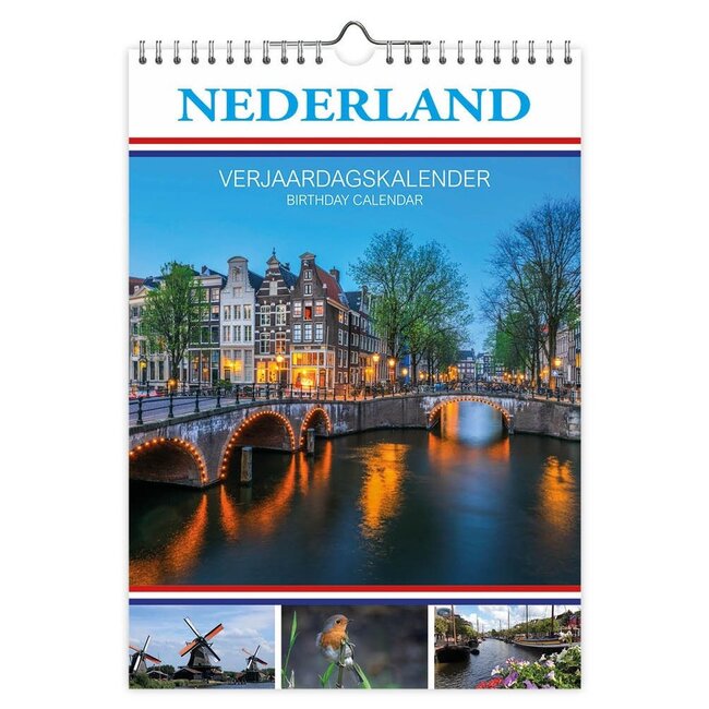 Comello Verjaardagskalender - Nederland - 21x29,7cm