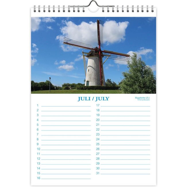 Comello Verjaardagskalender - Nederland - 21x29,7cm