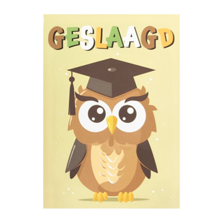 Artige Kaart - Geslaagd - SGR30 - Geslaagd, uil