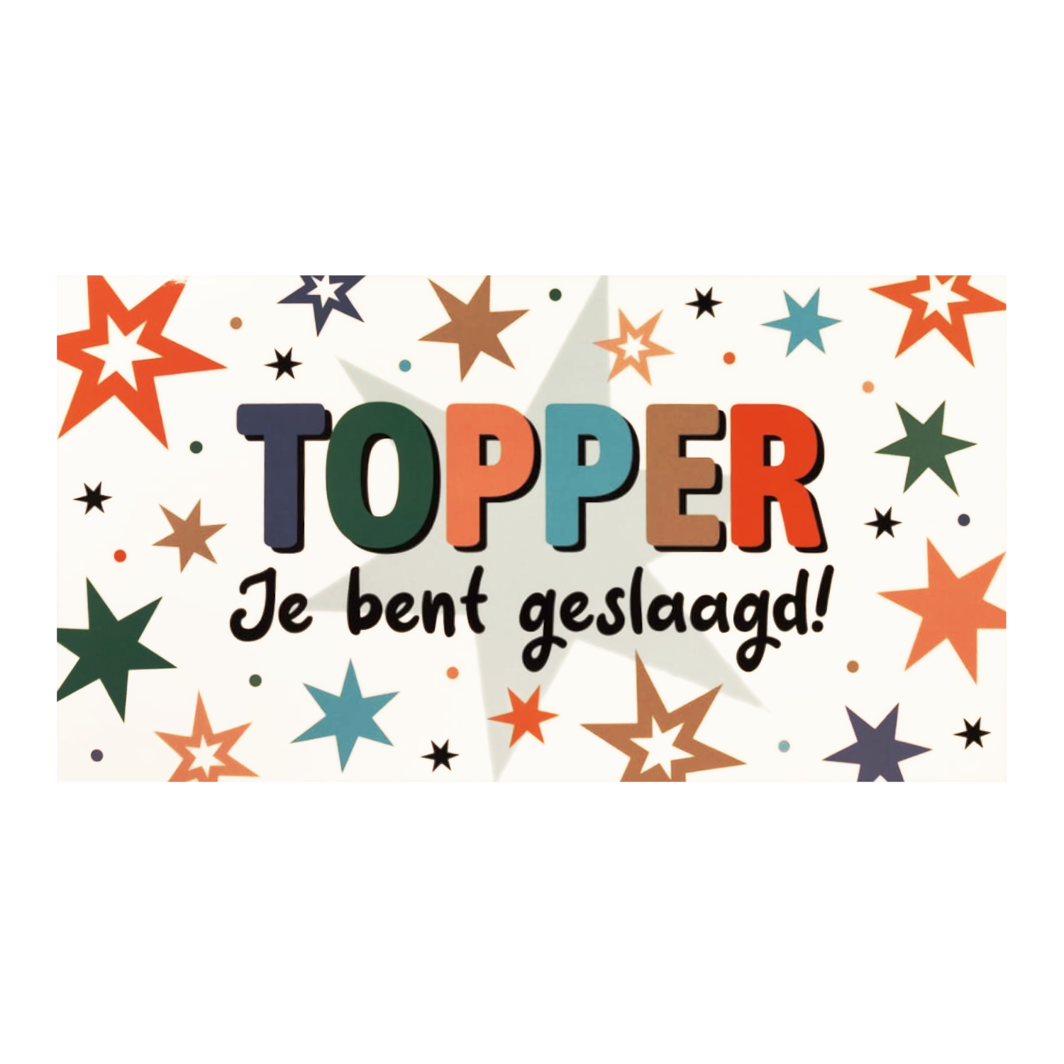 Kaart - Geslaagd - SGP20-D - Topper je bent geslaagd