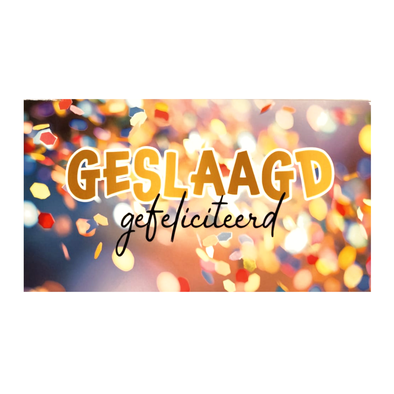 Kaart - Geslaagd - SGP39-E - Geslaagd, gefeliciteerd