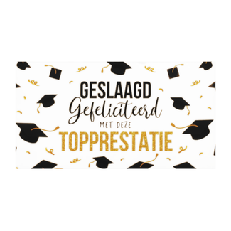 Artige Kaart - Geslaagd - SGP15-C - Geslaagd gefeliciteerd met deze topprestatie