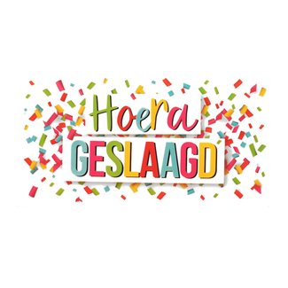 Artige Kaart - Geslaagd - SGP40-D - Hoera geslaagd