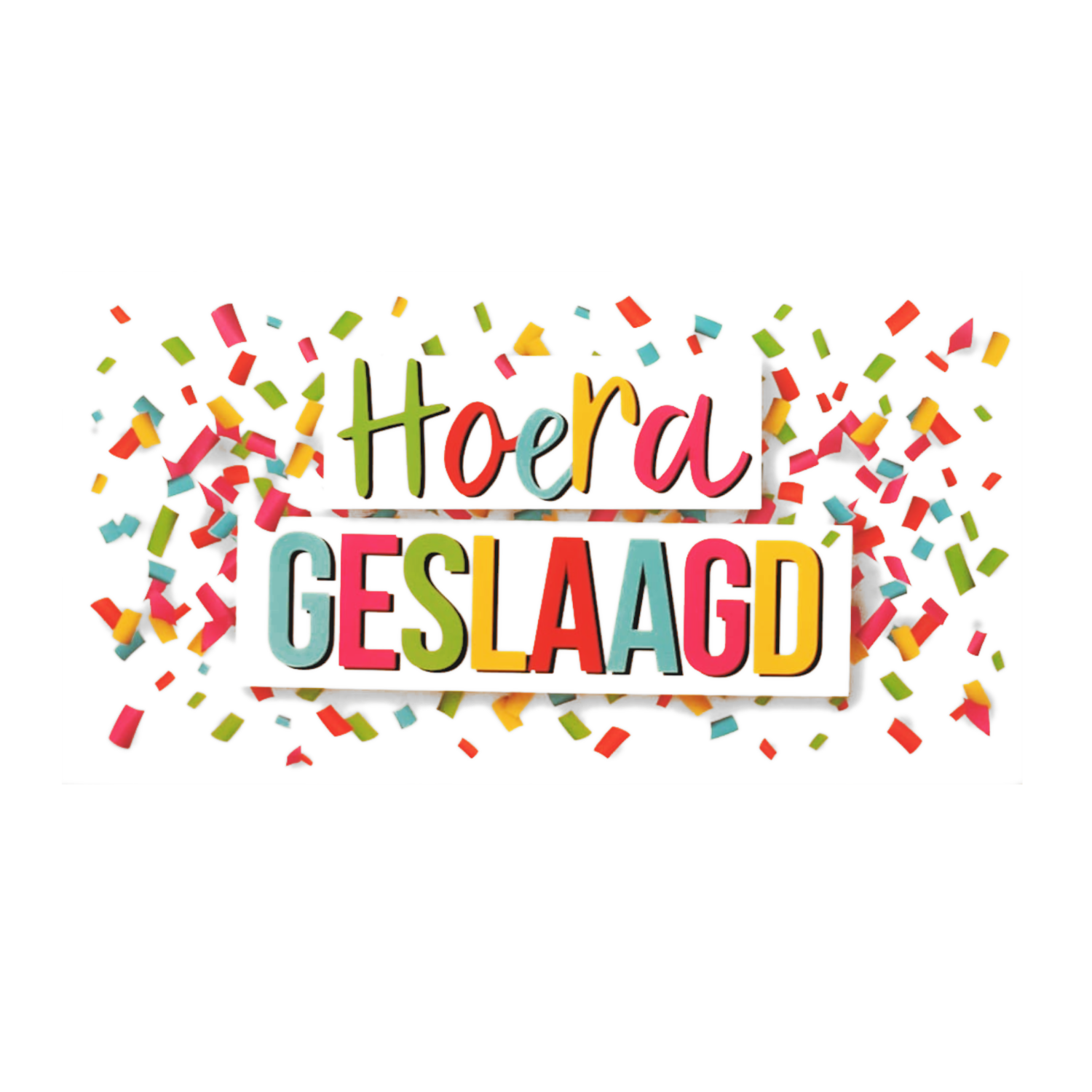 Kaart - Geslaagd - SGP40-D - Hoera geslaagd