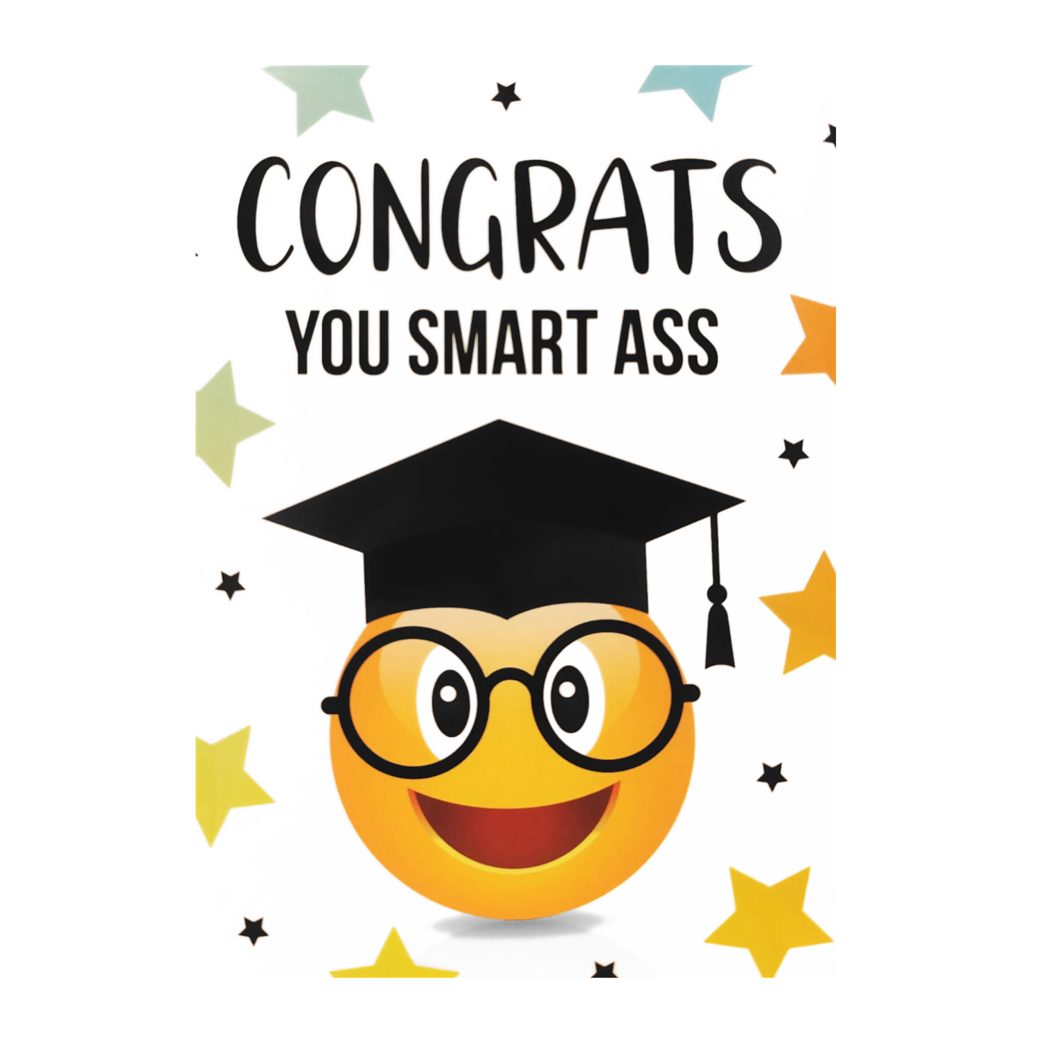 Kaart - Geslaagd - SGR07-C - Congrats you smart ass