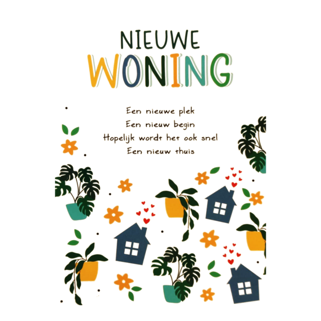 Artige Kaart - Intense - Nieuwe woning - TE006-D