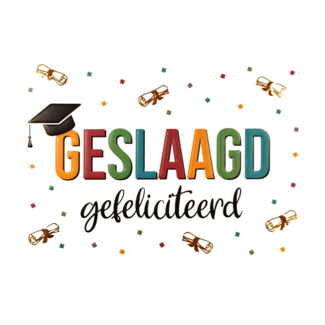 Artige Kaart - Daisy - Geslaagd - DSY054-A