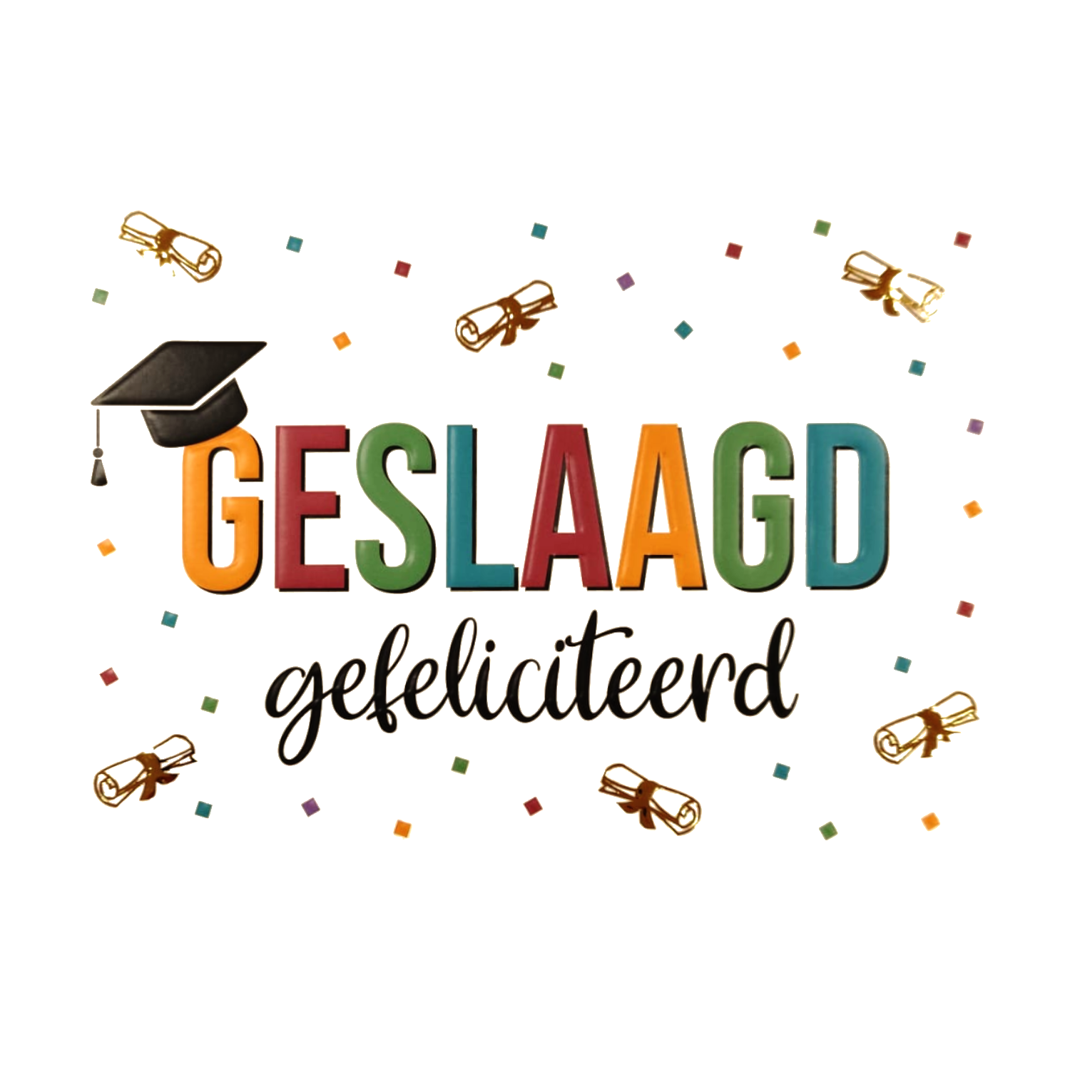 Kaart - Daisy - Geslaagd - DSY054-A