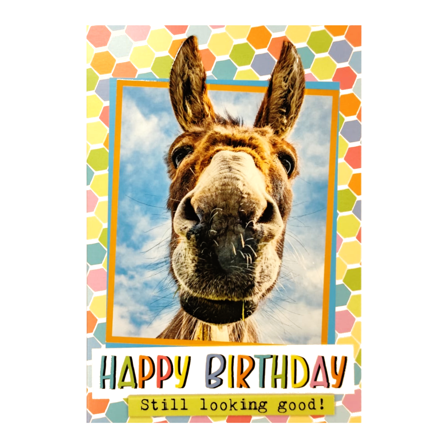 Kaart - Fun - Happy Birthday, still looking good - BWH33-A