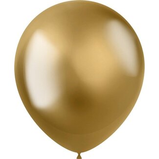 Folat Ballonnen - Goud - Intense gold - Metallic - 33cm - 10st.