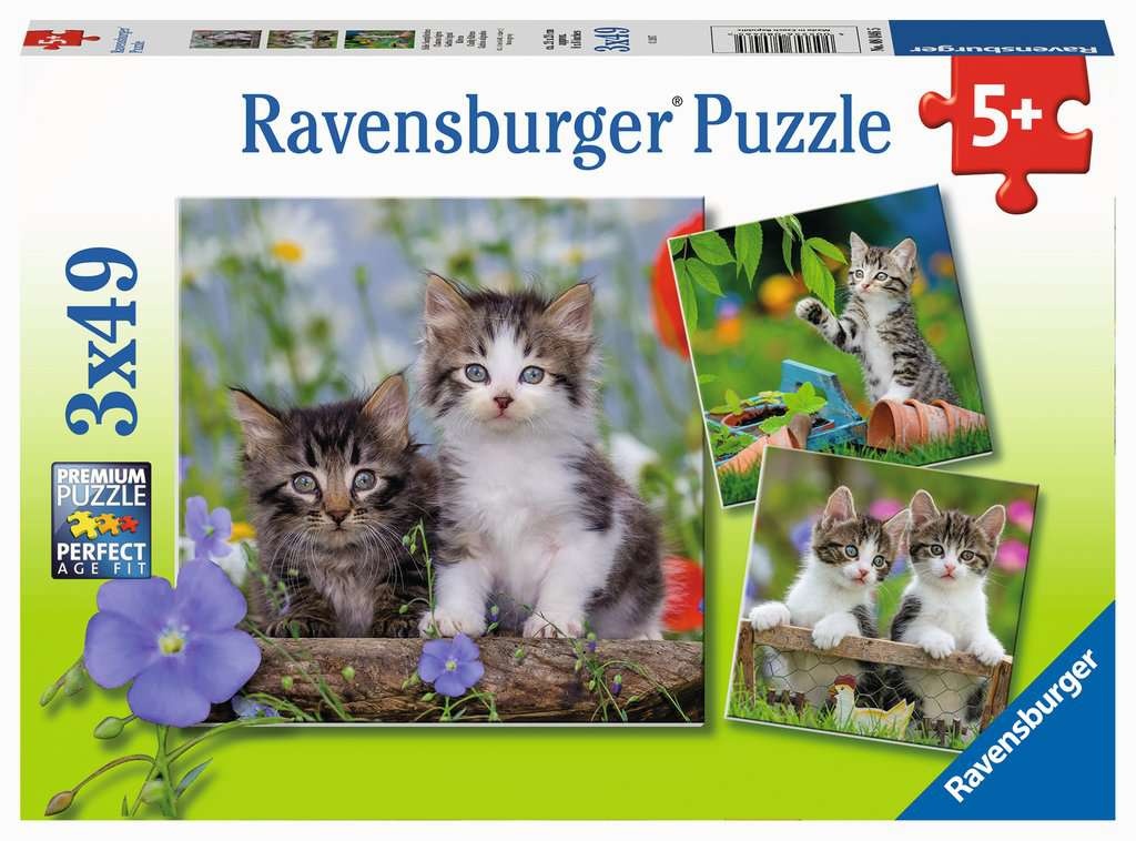 Puzzel - Poezen - 3x49st.