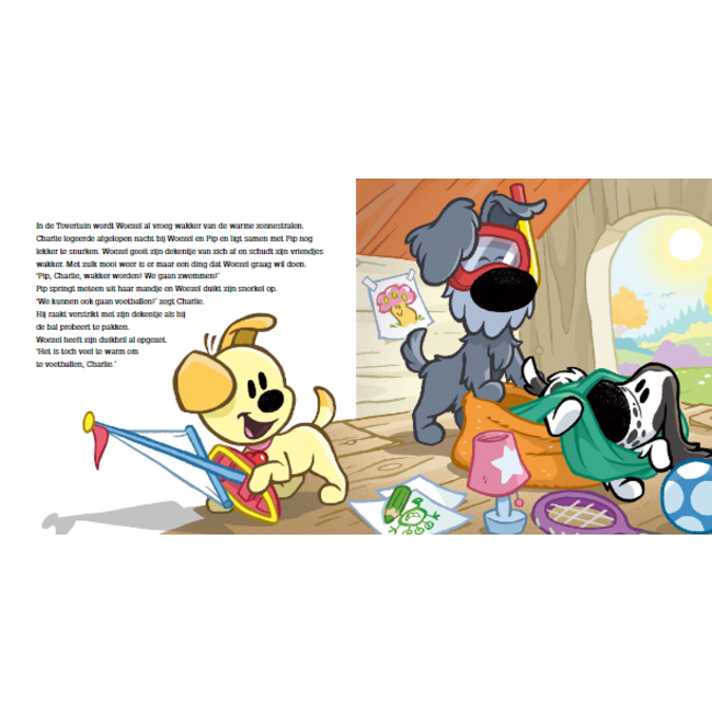 Boek - Woezel & Pip - Leren zwemmen