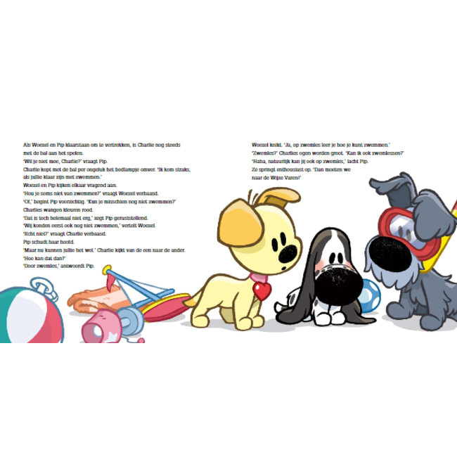 Boek - Woezel & Pip - Leren zwemmen