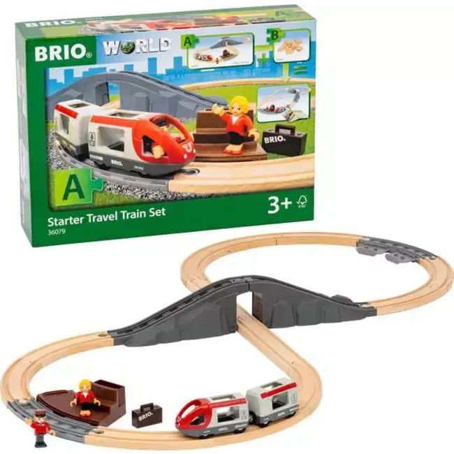 Brio Treinbaanset - Starterset - Op reis - 3+