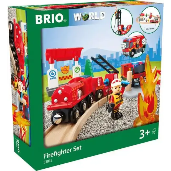 Brio Treinbaanset - Brandweer - Reddingsset