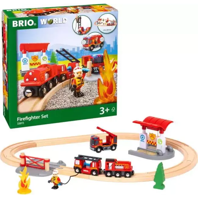 Brio Treinbaanset - Brandweer - Reddingsset