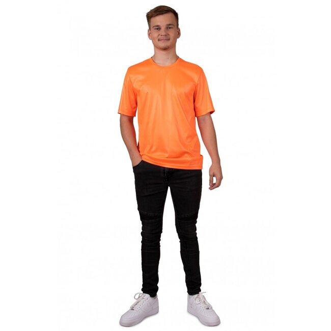 PartyXplosion T-shirt - Oranje - Neon - S