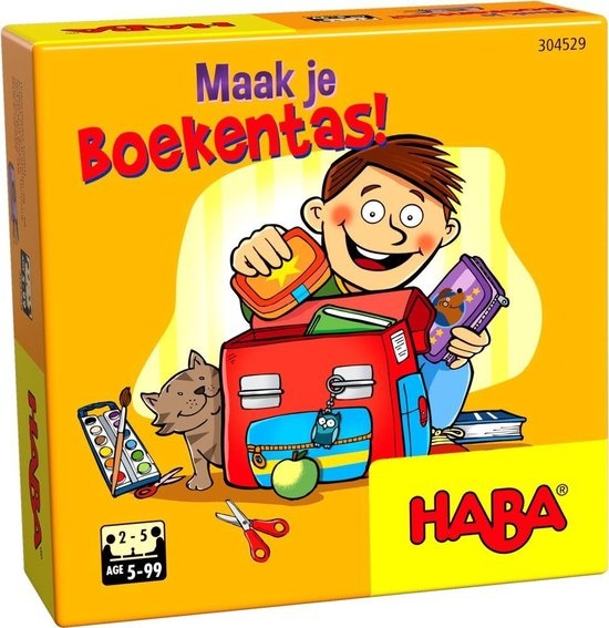 Spel - Maak je boekentas - 5+*