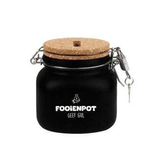 Paper Dreams Spaarpot - Fooienpot, geef gul - Glas - 10,5x11x12,5cm