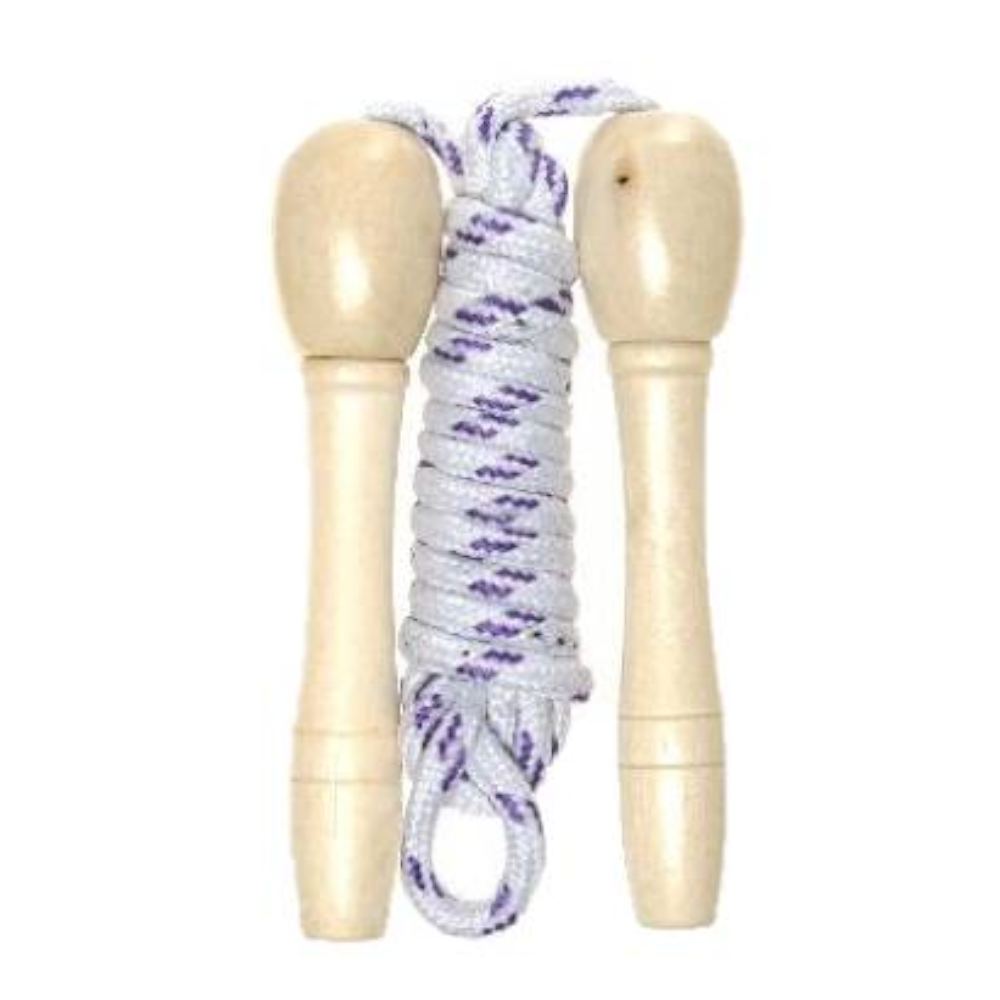 Springtouw - Met houten handvatten