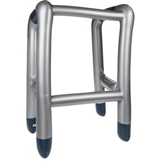 Out of the Blue Looprek - Opblaasbaar - Zilverkleurig