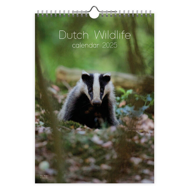 Comello Maand kalender - 2025 - Dutch wildlife - 23,5x33,5cm