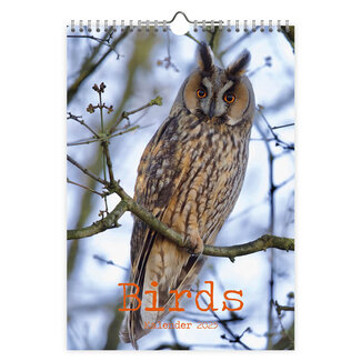 Comello Maand kalender - 2025 - Vogels - 23,5x33,5cm