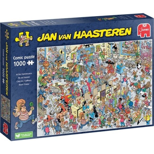 Jumbo Puzzel - Jan van Haasteren - Bij de kapper - 1000st.