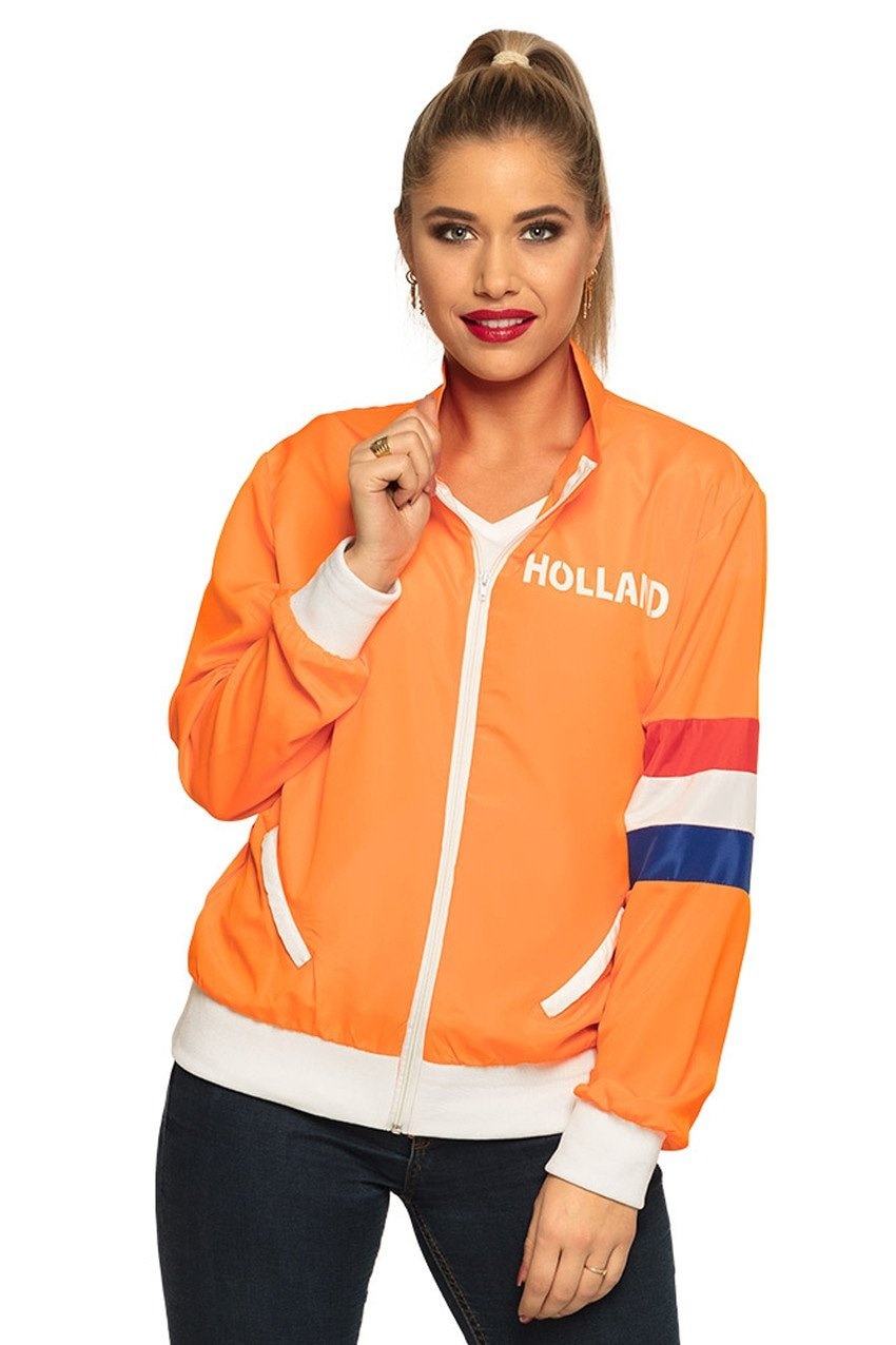 Trainingsvest - Holland - Oranje - 80's & 90's - Dames - L