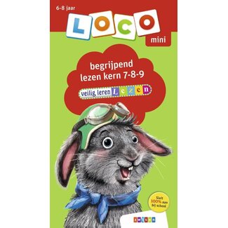 Loco Leerspellen Mini Loco - Boekje - Veilig leren lezen - Begrijpend lezen - Kern 7-8-9 - 6-8 jaar