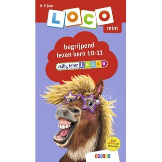 Loco Leerspellen Loco Mini - Boekje - Veilig leren lezen - Begrijpend lezen - Kern 10-11 - 6-8 jaar
