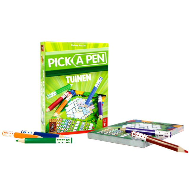 999 Games Pick a Pen - Tuinen - Dobbelspel - 8+