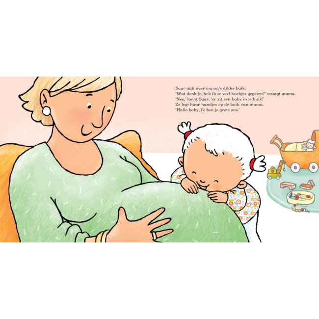 Clavis Boek - Saar wordt grote zus - 2+