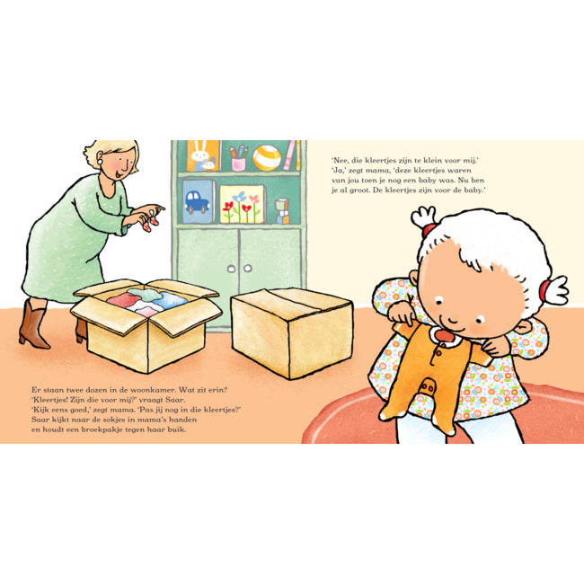 Clavis Boek - Saar wordt grote zus - 2+