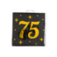 Paper Dreams Servetten - 75 jaar - Goud, zwart - 33x33cm - 16st.