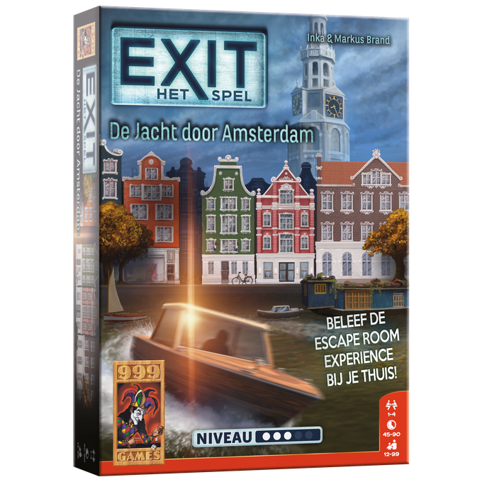 Coöperatief spel - Exit - Escaperoom - De jacht door Amsterdam - 12+