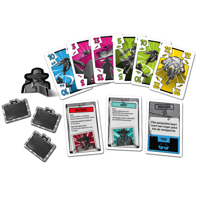 999 Games Spel - Coöperatief kaartspel - Inside job - 10+