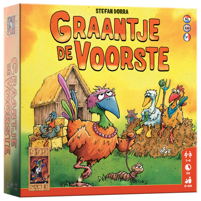 999 Games Spel - Blufspel - Graantje de voorste - 8+