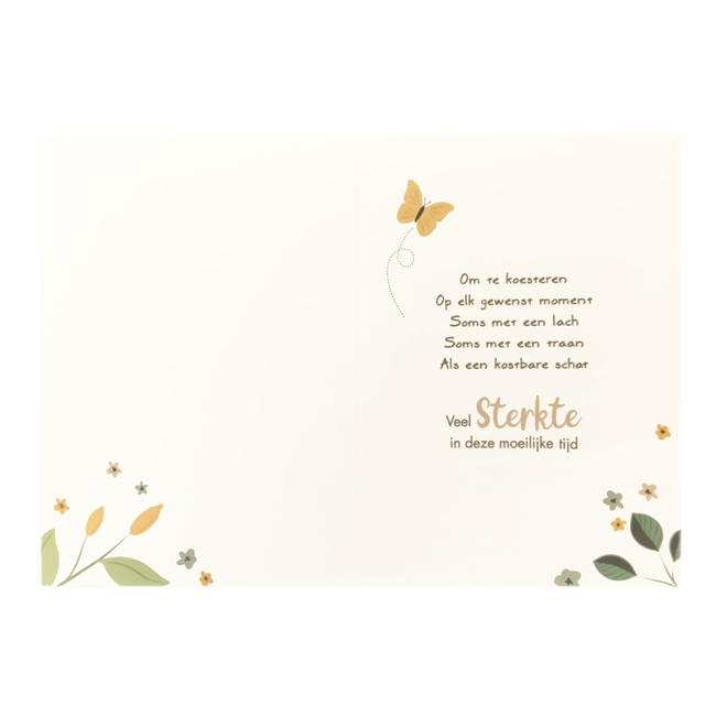 Artige Kaart - Intense - Met oprecht medeleven - TE062-C