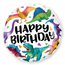 Qualatex Folieballon - Happy Birthday - Dino's - 46cm - Zonder vulling