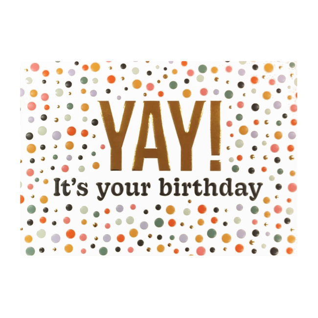 Artige Kaart - Daisy - Yay! It's your Birthday - DSY042-A