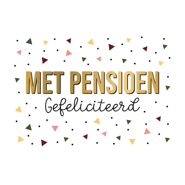 Artige Kaart - Daisy - Met pensioen - DSY007-A