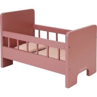 Little Dutch Bed - Poppenbed - Roze - 43x27,5cm - Incl. textiel