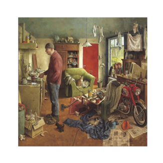 Comello Kaart - Mannenhuishouding - Klein - Marius van Dokkum