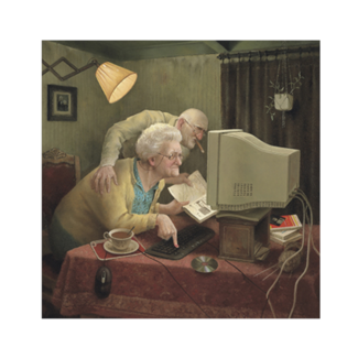 Comello Kaart - Meegaan met je tijd...  - Klein - Marius van Dokkum