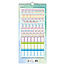 Comello Familie notitiekalender - 2025 - Do it yourself - Met stickers - t/m 5 personen - 21x45cm